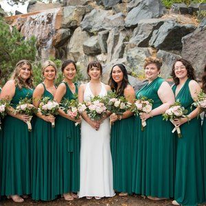 Emerald Green Bridesmaid dress